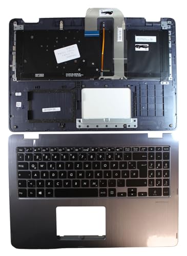Clavier PC portable ASUS VivoBook Flip TP510UF Power4Laptops noir avec boîtier de remplacement