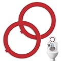 Methuker 2-Pack Upgraded Silicone Flush Valve Seal Kit - Leak-Proof Replacement for Kohler Toilets (Compatible with K-GP1059291), Durable Canister Gasket for Toilet Tank