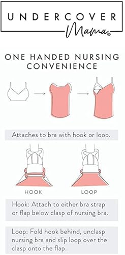 Undercover Mama Women's Strapless Maternity Nursing Top, Universal Bra Attachemnt For Breastfeeding & Pregnancy (White, Medium) #TOP4