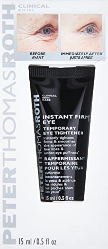 Peter Thomas Roth Instant FIRMx Eye Temporary Eye Tightener 15ml – Quick-Fix Gel to Firm, Tighten & Smooth Crow’s Feet, Fine Lines, Puffiness & Wrinkles for Youthful, Radiant Look