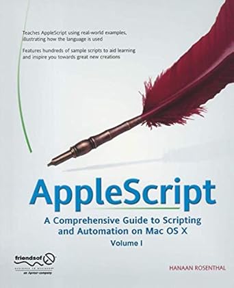 AppleScript: A Comprehensive Guide to Scripting and Automation on Mac ...