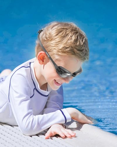 Image of Aegend Kids Swim Goggles, Pack of 2 Swimming Goggles for Children Boys & Girls Age 3-14