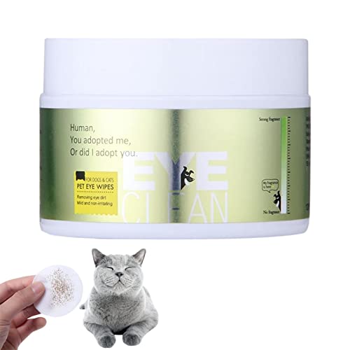 Toalhetes removedor de manchas de lágrima de cachorro, Almofadas de Manchas de Lágrima para Limpeza