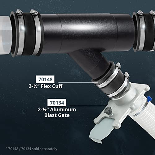 Powertec 70190 4-Inch By 2-1/2-Inch Y-Fitting Dust Collection Hose Connector #TOP3