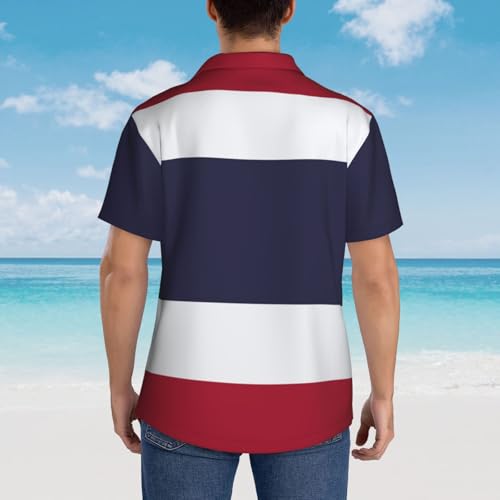 Chemise hawaïenne drapeau Thaïlande : évitez la chaleur estivale - 4