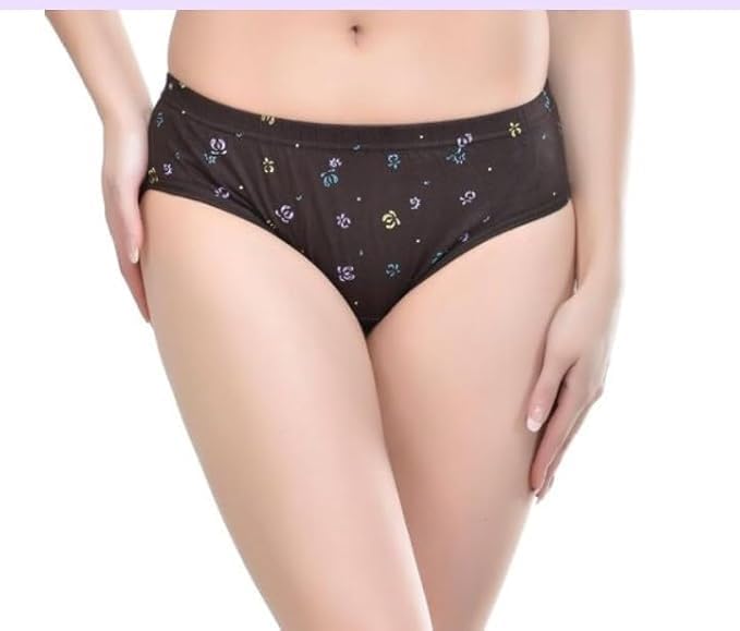 41MS7NbA5TL nuovva Women Cotton Underwear Combo Pack of 6 | 100% Soft Cotton Hipster Panties for Women | Breathable Floral Printed Ladies Innerwear | Stretchable Comfortable Everyday Wear Panty