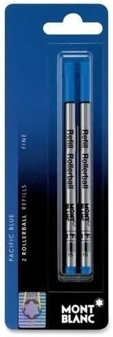 Montblanc Rollerball Refills Blue Fine 2 Per Pack