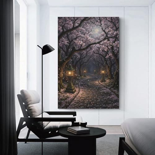 Toiles Imprimées Cherry Blossom Path pour illuminer les murs de votre cuisine
