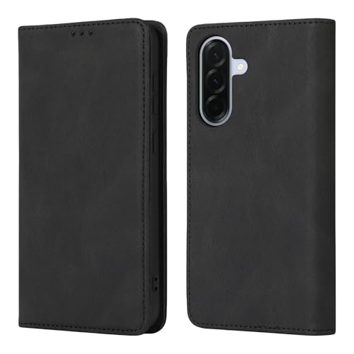 Coque cuir synthétique Samsung Galaxy A36 5G étui portefeuille noir classique