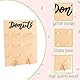 PcvGef Donut Ständer, Donut Wand für Hochzeiten, Geburtstage, Babypartys und Jubiläen, Holz Donutständer mit 9 Löchern, 35×26 cm, natürliche Holzfarbe