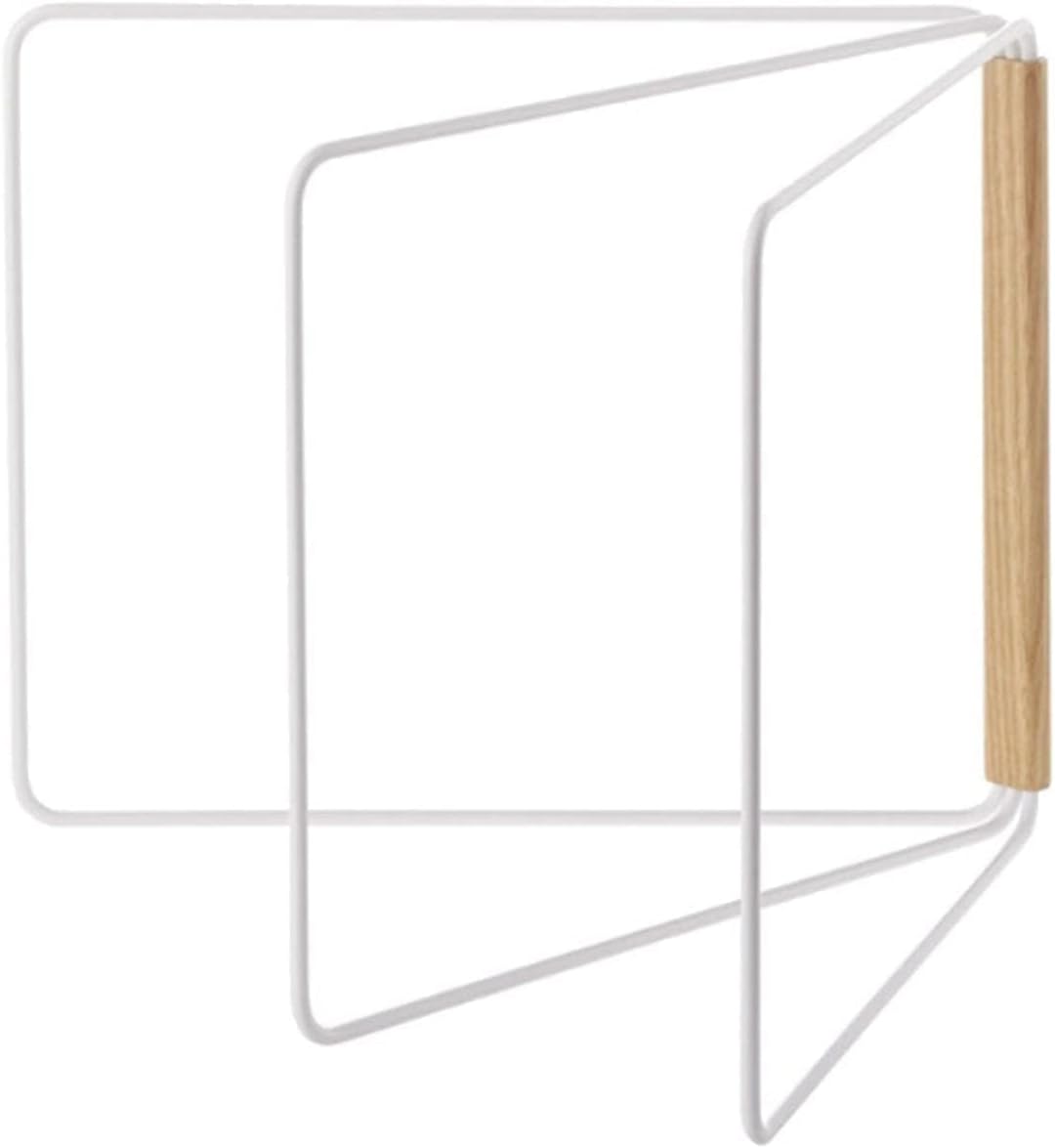 Kitchen Towel Drying Rack, 3 Arms Folding Countertop Dish Cloth Drying Rack Dish Rag Holder Dishcloth Holder Dish Cloth Rag Towel Hanging Rack Organizer, White(White)