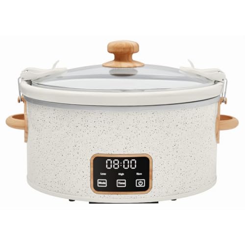 Pioneer 6-Quart Programmable Slow Cooker with Locking Lid