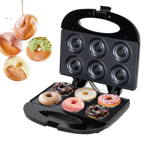 Reviews de Maquina de Cupcakes , listamos los 10 mejores. 46 Aigostar Máquina de Donas Mini Eléctrica, con Doble Indicador LED, Placa Antiadherente y Capacidad para 6 Donas, Ideal para Preparar Desayunos, Bocadillos y Postres