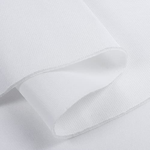 Speaker Grill Cloth,Acoustic Fabric,3D Speaker Fabric Repair for Speaker,Home/Stage Speakers,Audio Panels,Speaker Cloth (18inchx54inch, White)