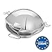 Artame ART32806 – Cataplana Sauté Pan Wok – All Heat Sources Including Induction 18/10 Stainless Steel Diameter 32 cm