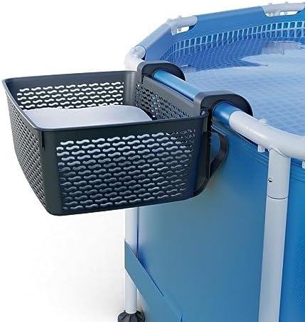 Carrie Box 2.0 kosz do przechowywania z tworzywa sztucznego pochodzącego z recyklingu, akcesoria basenowe, basen ramowy, uchwyt na napoje