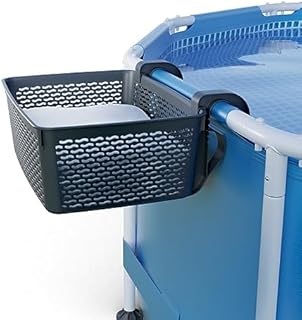 Carrie Box 2.0 kosz do przechowywania z tworzywa sztucznego pochodzącego z recyklingu, akcesoria basenowe, basen ramowy, uchwyt na napoje