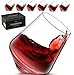 FAHIMEH Bicchieri Whisky Rum Cognac Cocktail Liquore Calici Vino Cristallo Vetro Inclinati Tumbler Rotanti Senza Stelo Degustazione Particolarin Personalizzato Regalo Set da 6pc 300ml