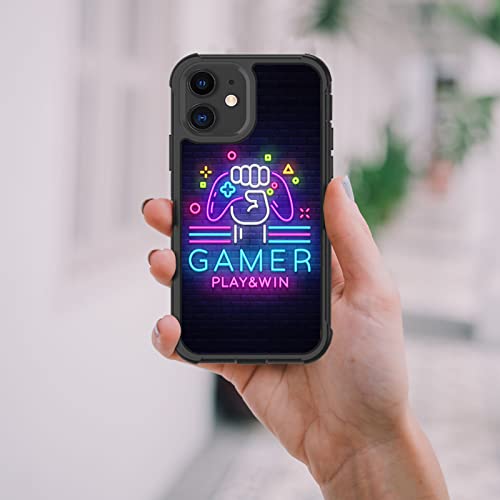 Tzttjogg Iphone 11 Case For Boys Men, Game Play Win Design 3-Layer Heavy Duty Rugged Shockproof Anti-Slip Military-Grade Full Body Designer Protection Case For Iphone 11 - Moon Phase #TOP5