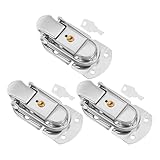 GAROZATION Chiusura a Scatto per Valigie 3 Pezzi Chiavistello Bloccabile, Serratura a Leva per Bagagli, Ferramenta per Portagioie e Armadietti, Uso Quotidiano