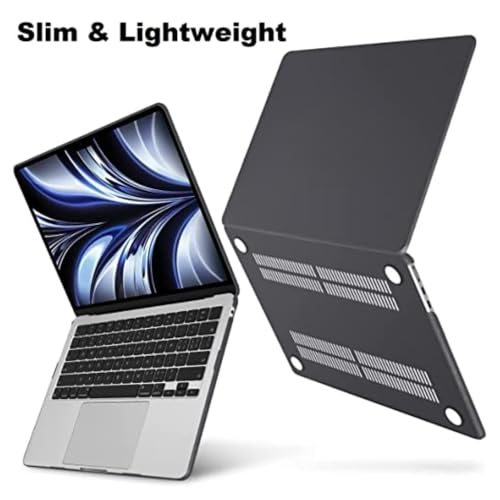 Image of TechTrendz Case for MacBook, Plastic Hard Shell Case Cover Compatible with MacBook Pro 16 inch Case 2024 2021 2022 Release A2485 M3 Pro M1 Pro / M1 Max - (Matte Black, with Key Guard)