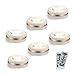 LEASTYLE Wireless LED Puck Lights with Remote Control 6 pack, LED Under Cabinet Lighting,Puck Lights Battery Operated, Closet light, Under Counter Lighting, Stick On Lights