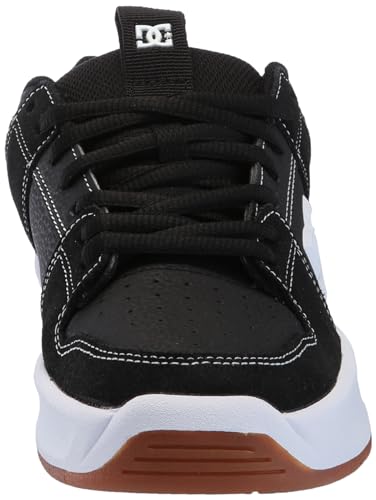 DC Men's Lynx Zero Casual Skate Shoe, Black/Black/White, 8.5