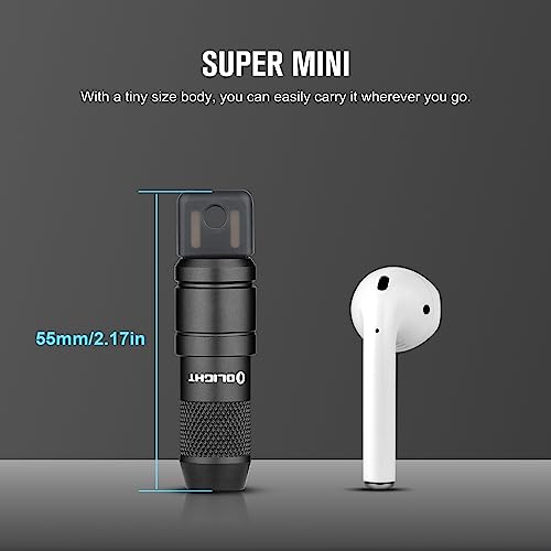 olight imini 2 edc rechargeable keychain flashlight 50 lumens compact and portable mini led keyring lights with built-in battery ideal for everyday carry and emergencies black