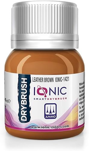 IONIC Smart Colors - IONIC DRYBRUSH Marrón Cuero - Pintura Acrílica para Pincel 