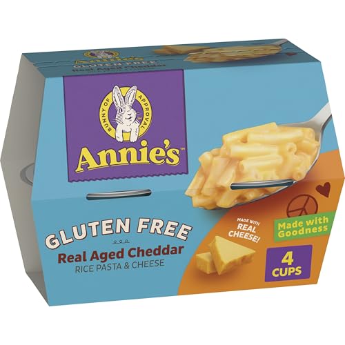 Annie's Gluten Free Macaroni and Cheese, Microwavable Rice Pasta and