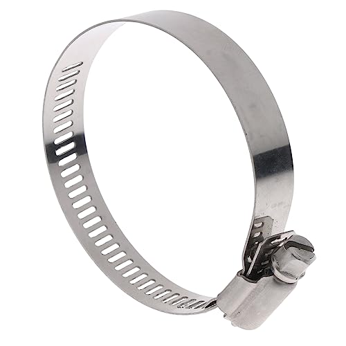 QMQJIA 50/75/100/150/200mm Stainless Steel Hose Clamps Adjustable Gear Worm Tube Water Pipe Fixed Clip Spring Cramp - Image 7