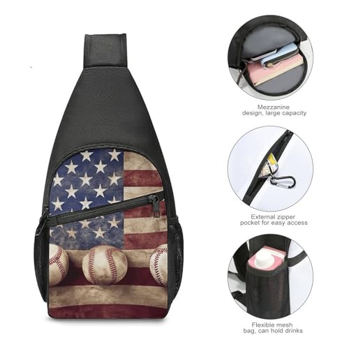 Mochila tipo sling ligera para hiking y viaje miniatura 5