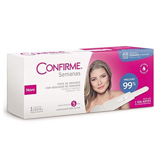 Confirme Teste De Gravidez Con Indicador De Semanas 1 Unidade