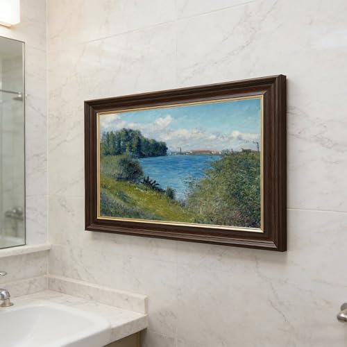 Toile La Seine à Argenteuil Caillebotte pour décorer un petit mur vide - 5