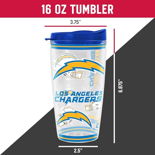 Image of Rico Industries NFL Football Double Wall Mayhem 16oz Tritan Tumbler W Lid