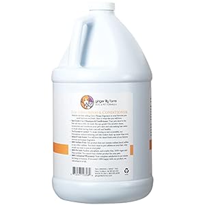 Ginger lily farms dog  pet formula 2 in 1 shampoo  conditioner 100 vegan  cruelty free coco mango 1 gallon refill 128 fl oz   cucciolini doodles