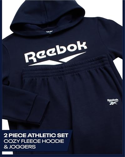 Reebok Boys Sweatpants Set - 2 Piece Fleece Pullover Hoodie Boys Sweatshirts and Youth Kids Jogger Sweatpants Athletic Sets2