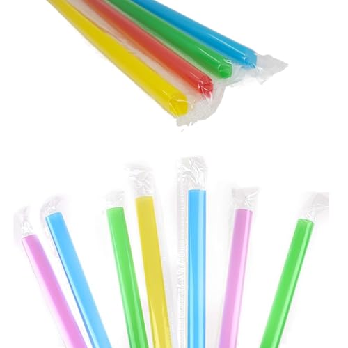 Pitillos Jumbo Desechables Colores Surtidos 50 Unidades miniatura 1
