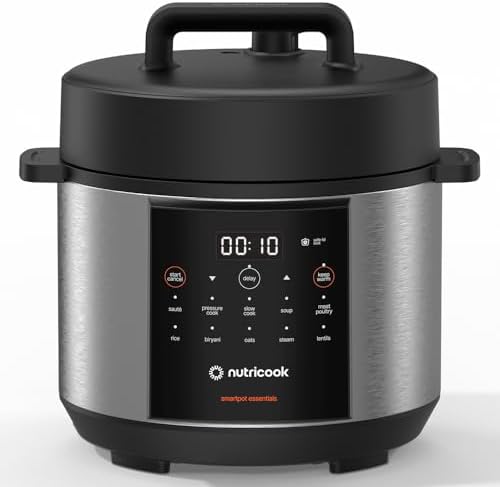 Nutricook Smart Pot Electric Pressure Cooker, 4L Capacity, 900W, ...