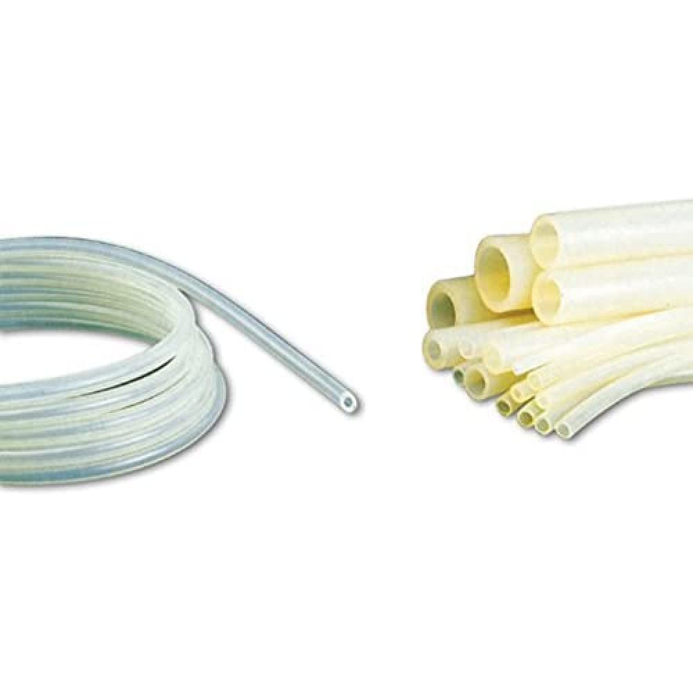 GiMa 25468 Tube Silicone, 2 mm épaisseur 6 mm intérieur x 10 mm extérieur, 30 m Longueur