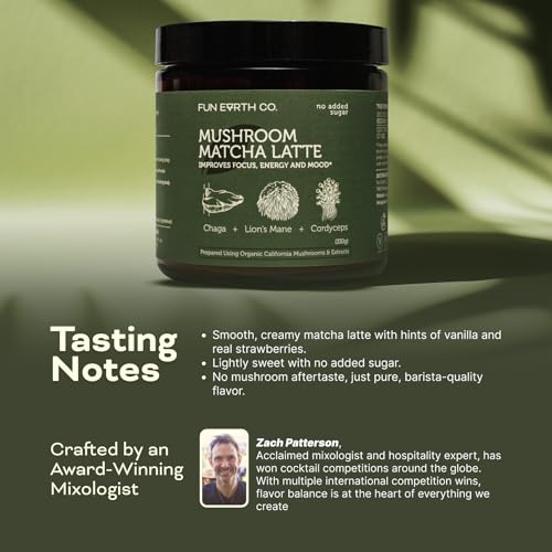 Té Matcha con setas sabor vainilla fresa 30 porciones miniatura 5