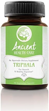 Ancient Health Care Premium Triphala - Digestion Support, Colon Cleanse, Weight Loss Supplement - Contains Amalaki, Haritaki and Bibhitaki - 90mg - 40% Tannins - 90 Veggie Capsules - Made in The USA