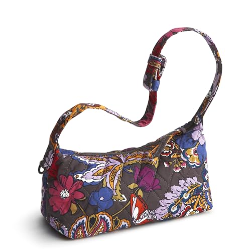 Image of Vera Bradley Women's Premium Cotton Roxbury Crescent Crossbody Bag