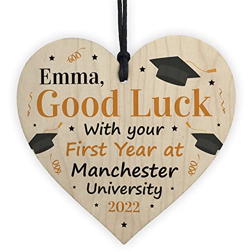 Image of Red Ocean PERSONALISED Good Luck Gift For Daughter Son Back To University Uni School Gifts For Him Her University Gifts For Students Going To University Uni Gifts