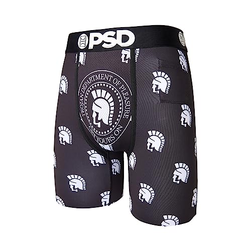 PSD Men's Trojan Dept Boxer Briefs, Black, XL2