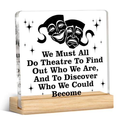 Musical Theater Acrylic Desk Plaque