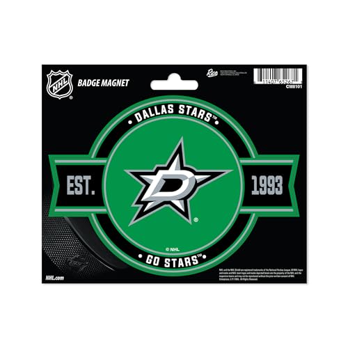 Rico Industries NHL Hockey Dallas Stars Standard Badge Magnet - for Car, Fridge