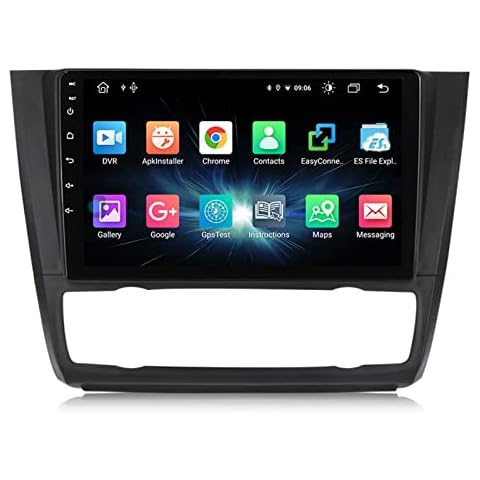 Android 10.0 Car Stereo Sat Radio for B-MW 1-Series E88 E82 E81 E87 2004~2011 GPS Navigation Device 9'' MP5 Multimedia Player Video Receiver with 4G WiFi DSP SWC Carplay (C600 8 cores 4+128G) Cover