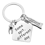 LIFKOME Llaveros Decorativos De Dientes Llavero Charm De Pasta De Dientes Único Para Amantes Odontología Para Bolsos y Mochilas