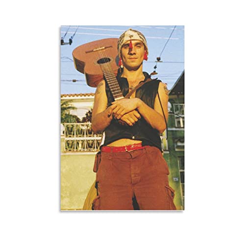 LINBAI Poster du chanteur espagnol Manu Chao (9) - Impression sur toile - Décoration moderne - 50 x 75 cm